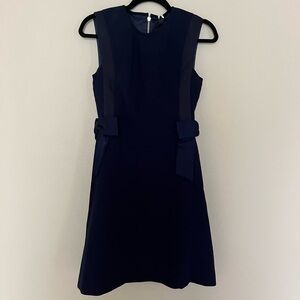 NEW WITH TAGS TED BAKER NAVY BLUE MINI SHIFT DRESS- WITH BOX